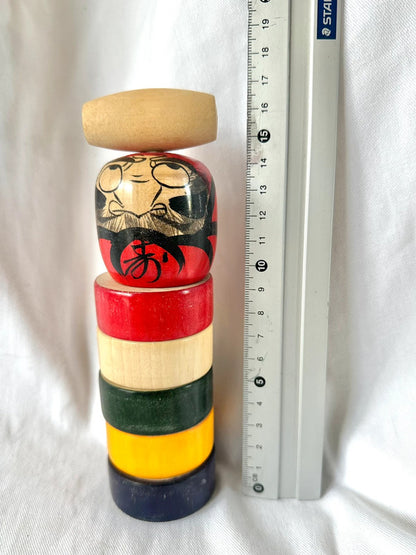 SFT01 - Vintage Japanese Daruma otoshi toy
