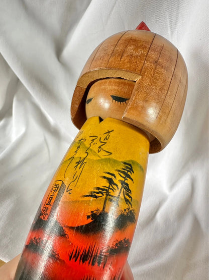 Japanese kokeshi doll by Kunio Miyagawa