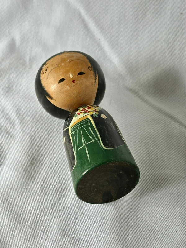 K10055 - Japanese bobble kokeshi sosaku doll
