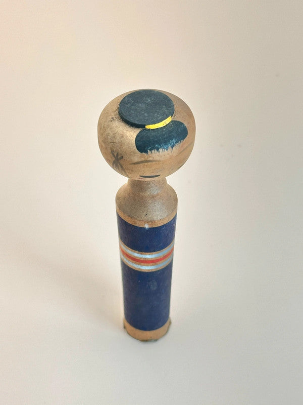 K10127 - Vintage sosaku kokeshi - Navy blue