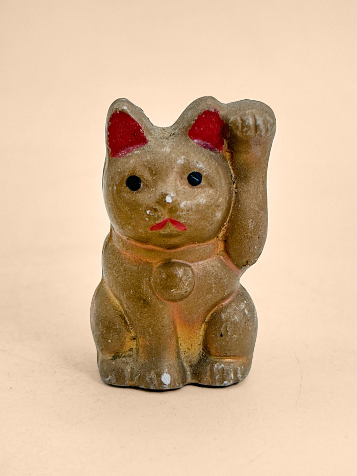 FT612 - Maneki Neko Clay Figurine 土人形