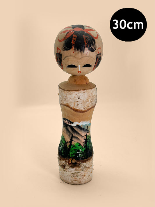 K30104 - Omiyage Kokeshi from Sakurajima 桜島