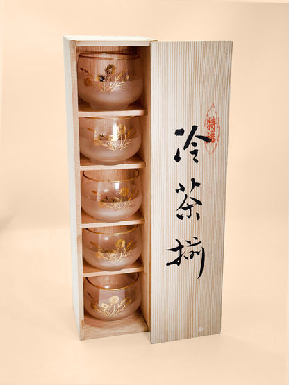 TB459 - Japanese Reicha-zoroe cups 冷茶揃