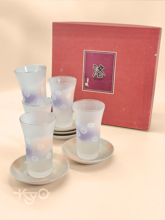 TB355 - Rakudaiji MIYAKO glass set 洛大路