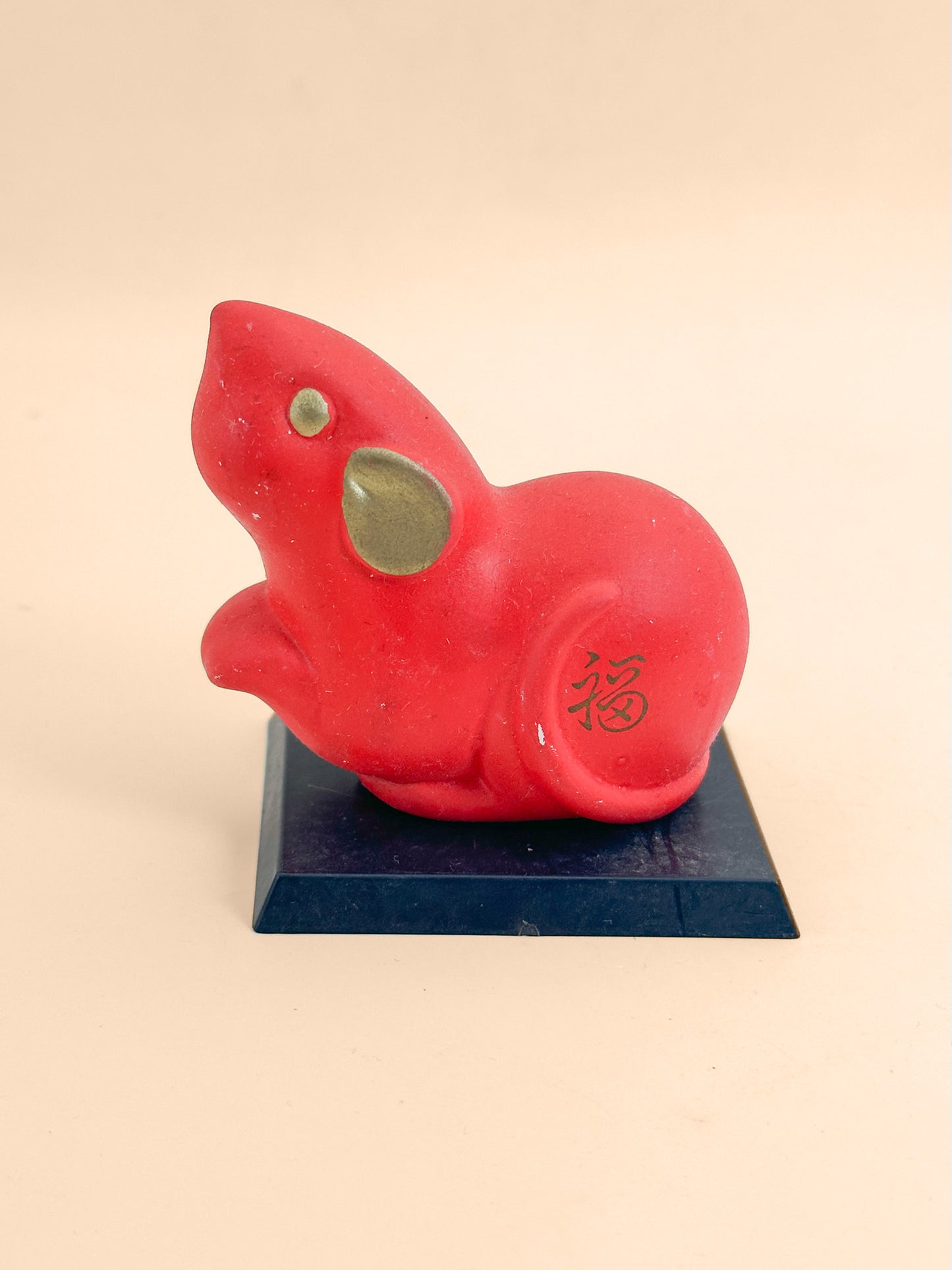 FT534 - Rat zodiac ornament by Seizan-gama 蜻山窯