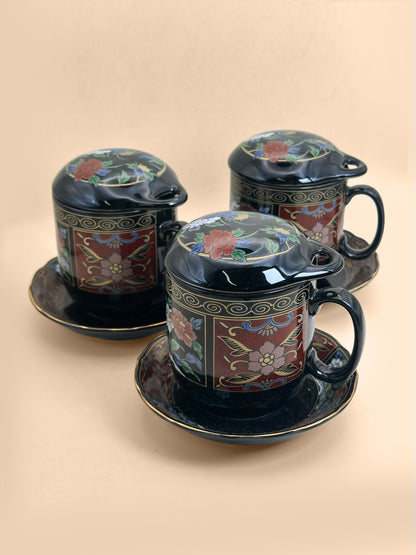 TB397 - Arita-yaki cup set with lid 有田焼