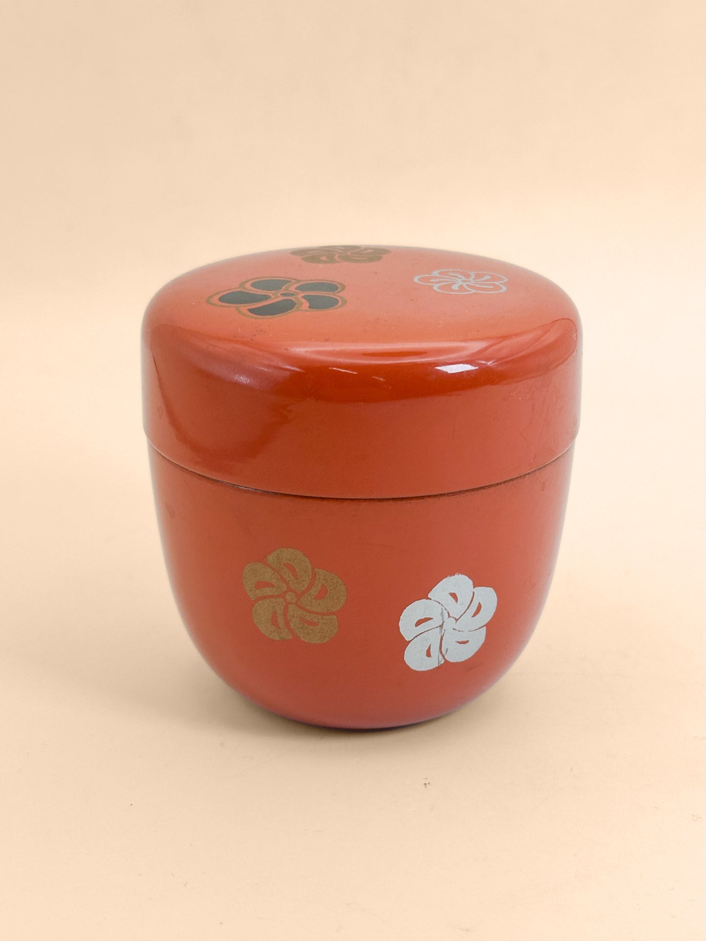 TC132 - Vintage Japanese Lacquerware Tea Caddy 茶入