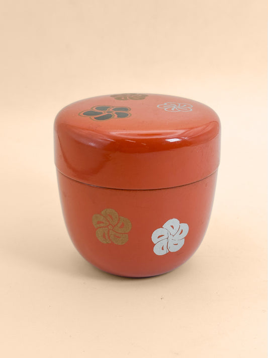 TC132 - Vintage Japanese Lacquerware Tea Caddy 茶入