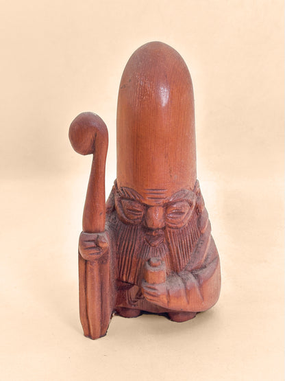 FT605 - Hida Ittobori Wood Carving Jurōjin 寿老人