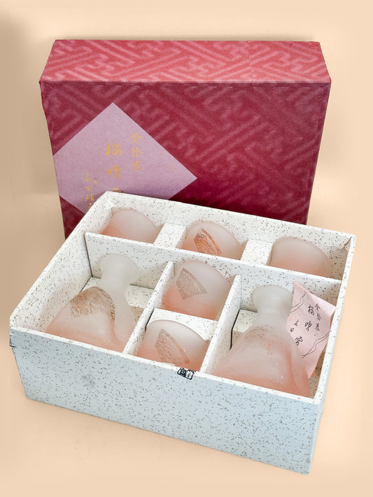 TB453 - Hirota Glass Fubuki Sake Set 廣田硝子