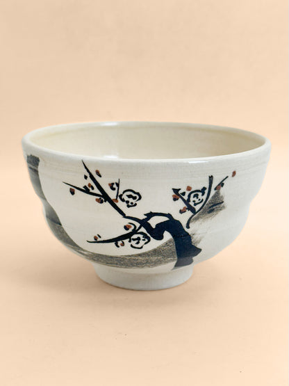 TC140 - Kiyomizu-yaki chawan matcha bowl 清水焼
