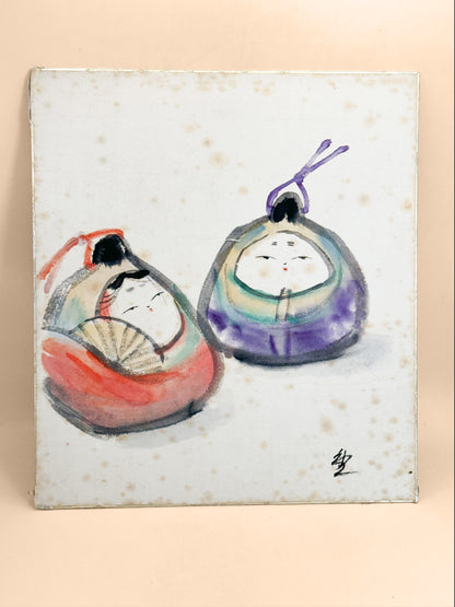 SHP365 -  Shikishi artwork of Heian dorei 平安土鈴