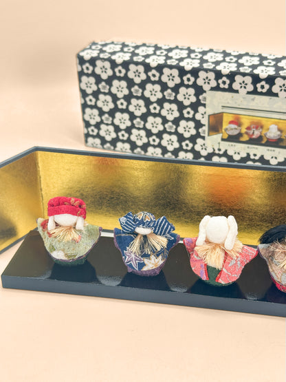 FT524 - Vintage Chirimen Craft – Seven Lucky Gods 七福神