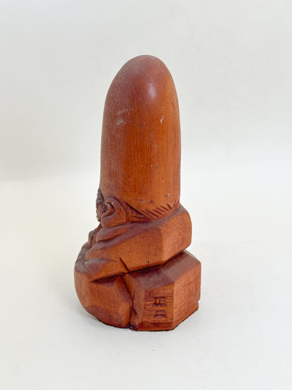 FT605 - Hida Ittobori Wood Carving Jurōjin 寿老人