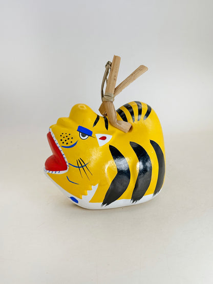 CB259 - Clochette en argile Dorei du Tigre Nogomi Ningyō