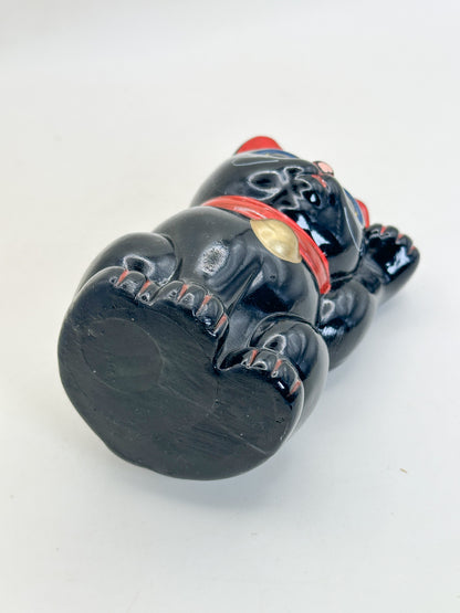 FT590 - Tokoname-yaki Maneki Neko Cat 常滑焼