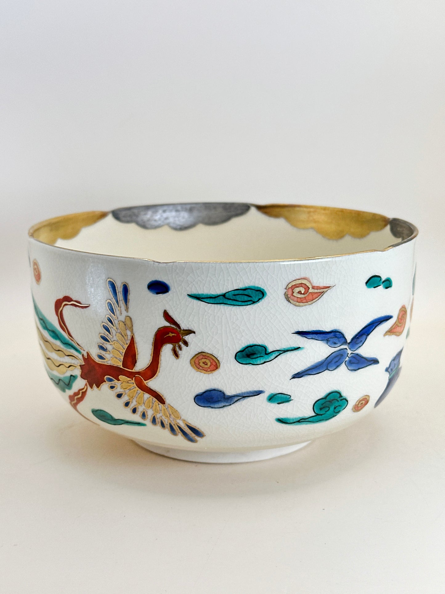 TB164 - Kyoto-ware large bowl 京焼 平安青嵐