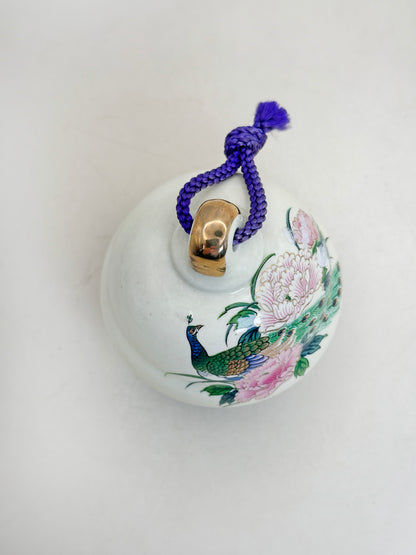 CB261 - Clochette Dorei en porcelaine de Kutani 九谷焼