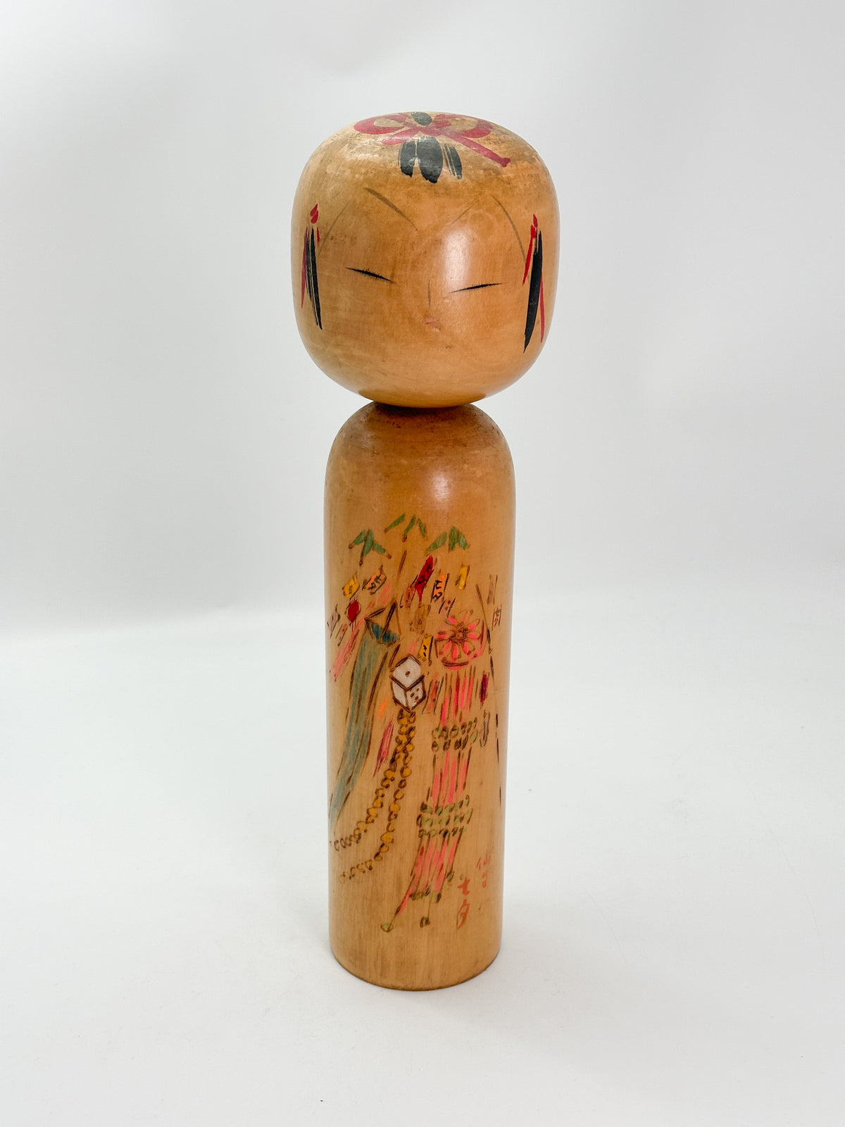 K35026 - Sosaku Kokeshi by Takahashi Hashime 髙橋はしめ