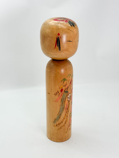 K35026 - Sosaku Kokeshi by Takahashi Hashime 髙橋はしめ