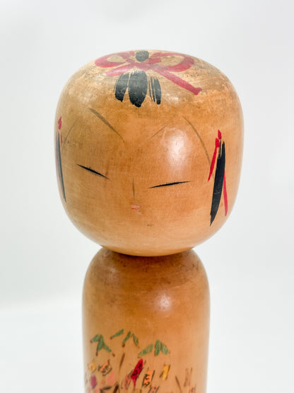 K35026 - Sosaku Kokeshi by Takahashi Hashime 髙橋はしめ