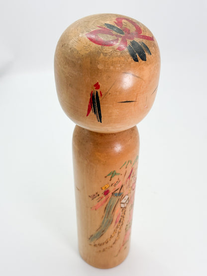 K35026 - Sosaku Kokeshi by Takahashi Hashime 髙橋はしめ