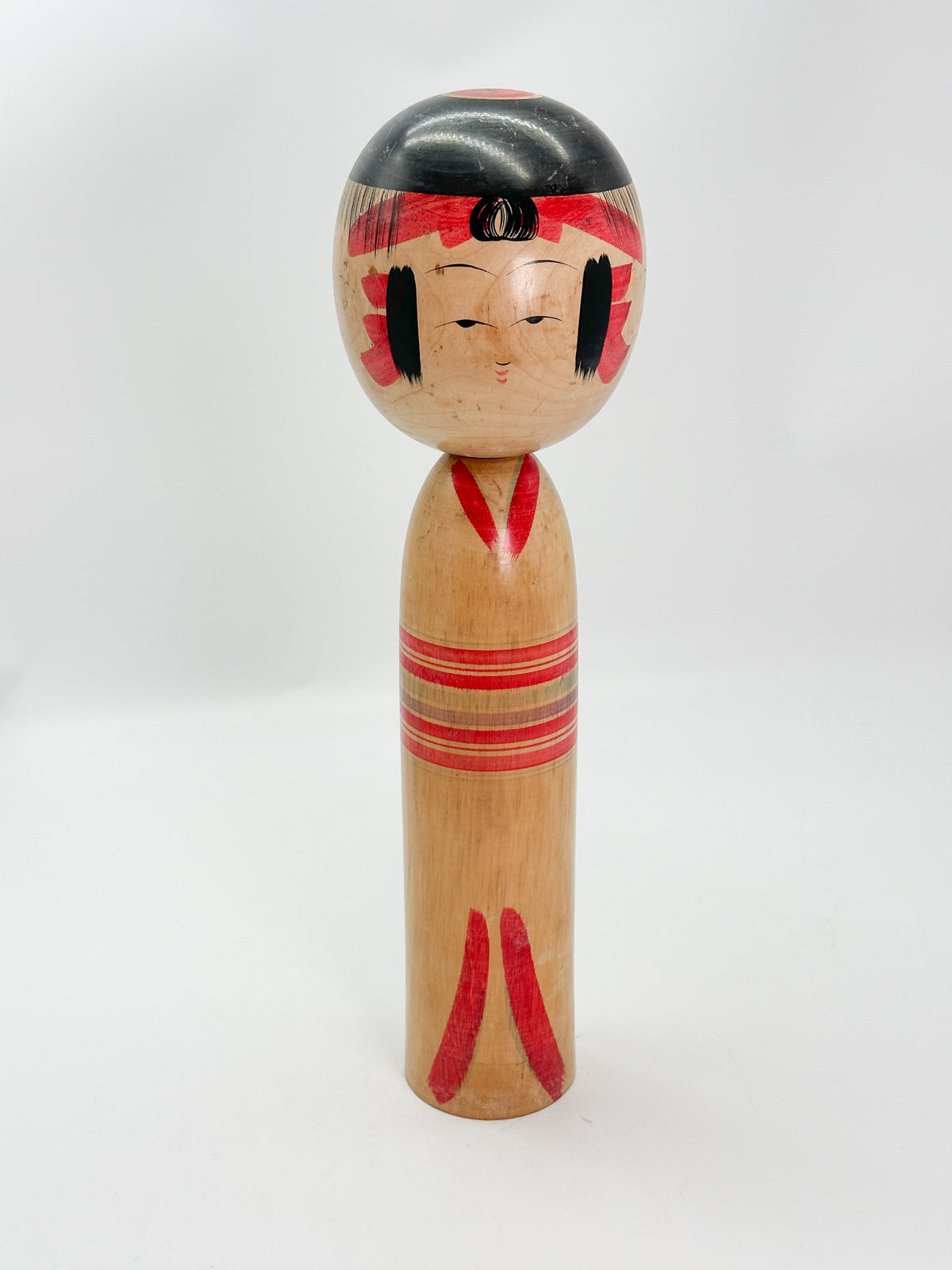 K35027 - Traditional Yajiro Kokeshi by Sakyo Niyama 新山左京