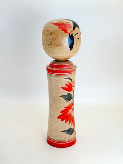 K20121 - Traditional Naruko Kokeshi by Setsuko Hayasaka 早坂せつ子