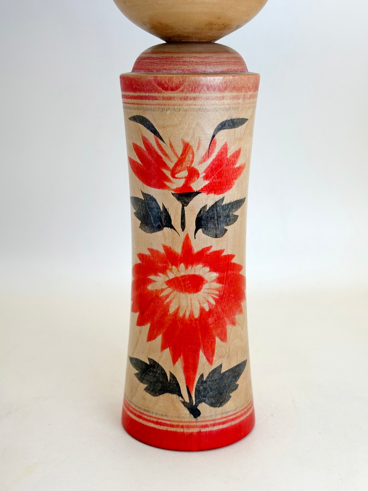 K20121 - Traditional Naruko Kokeshi by Setsuko Hayasaka 早坂せつ子