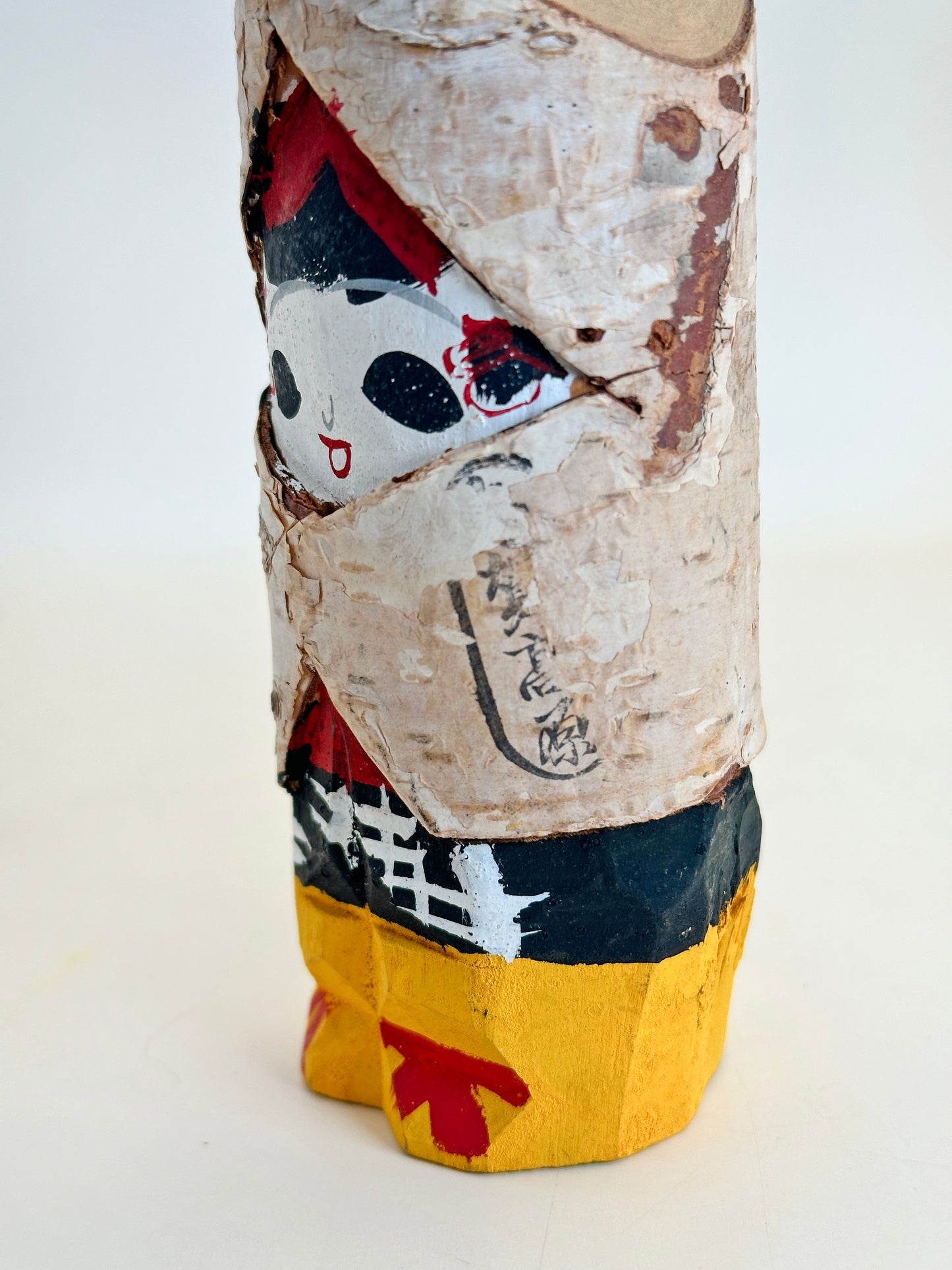 K10177 - Vintage Yukinko Kokeshi itto-bori 一刀彫