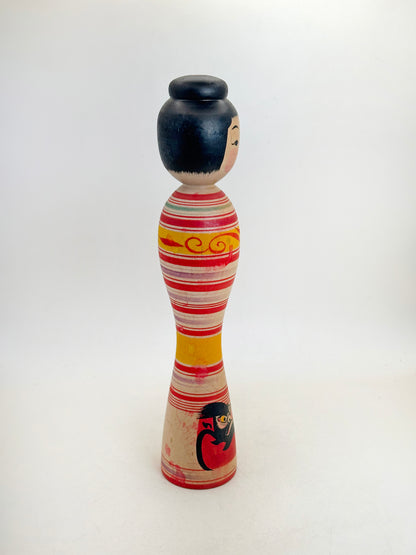 K25170 - Kokeshi de Tsugaru traditionnelle par Yoshiki Sato 佐藤佳樹