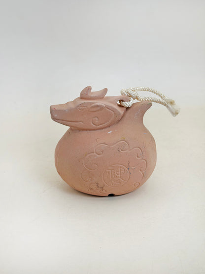 CB263 - Clochette en argile Dorei d'Ise Jingū 伊勢神宮