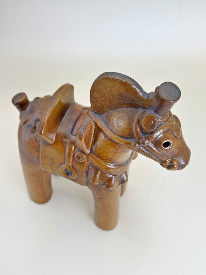 FT322 - Cheval artisanal folklorique du four Mihama 御浜焼