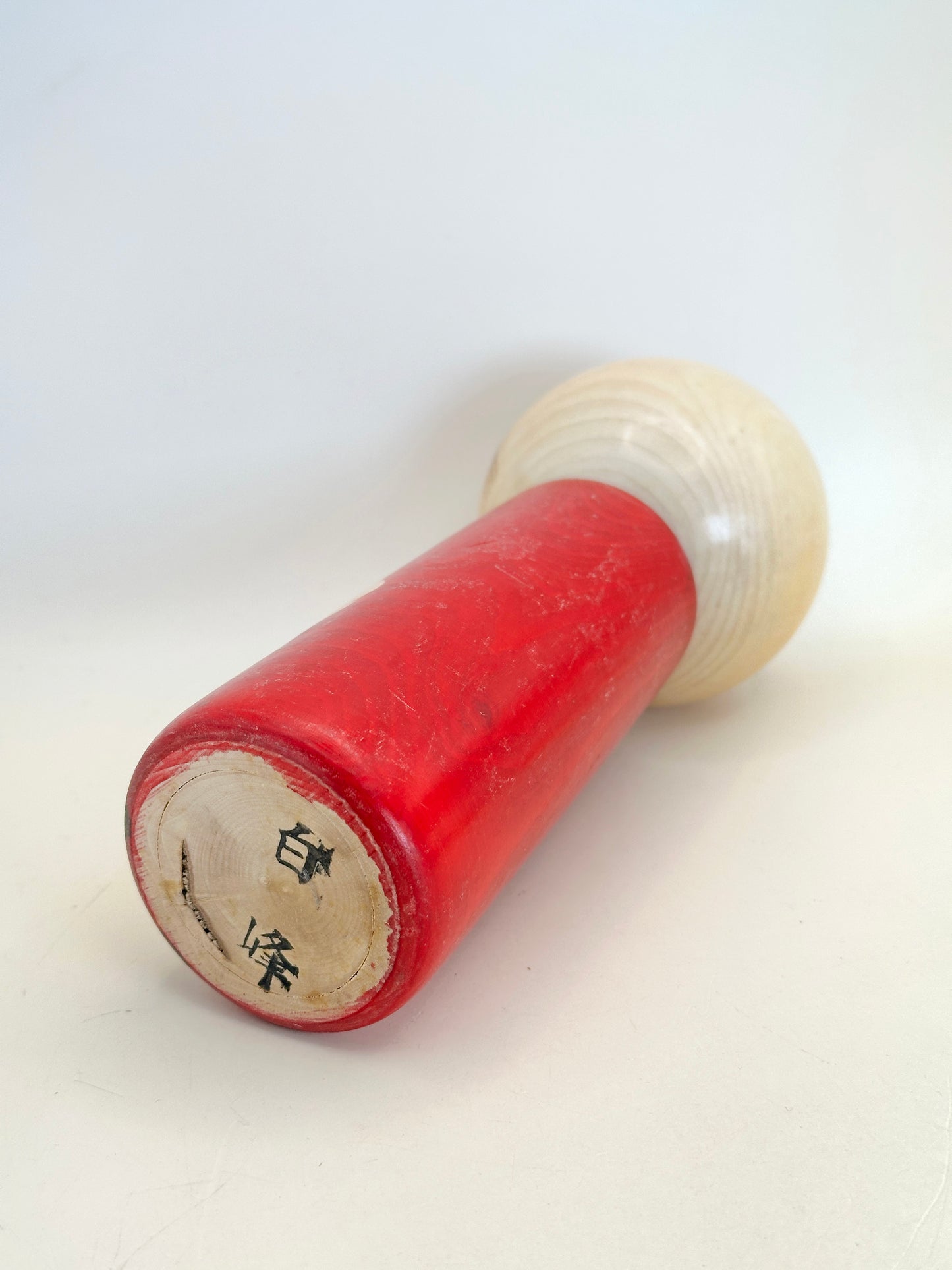 K18135 - Sosaku Kokeshi Plum Child by Hakuho 白峰