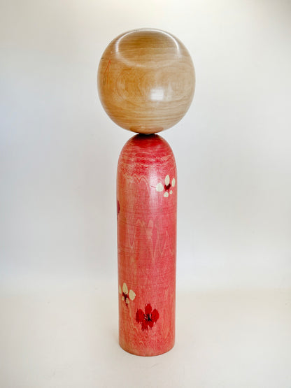 K30027 - Sōsaku Kokeshi by Takahashi Hashime 髙橋はしめ