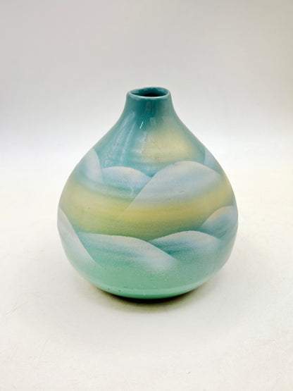 TB284 - Vintage Kutani-yaki Flower Vase 九谷焼
