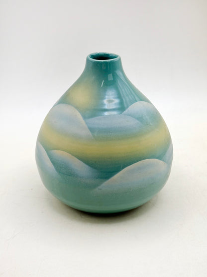 TB284 - Vintage Kutani-yaki Flower Vase 九谷焼