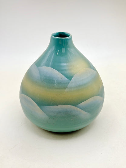 TB284 - Vintage Kutani-yaki Flower Vase 九谷焼