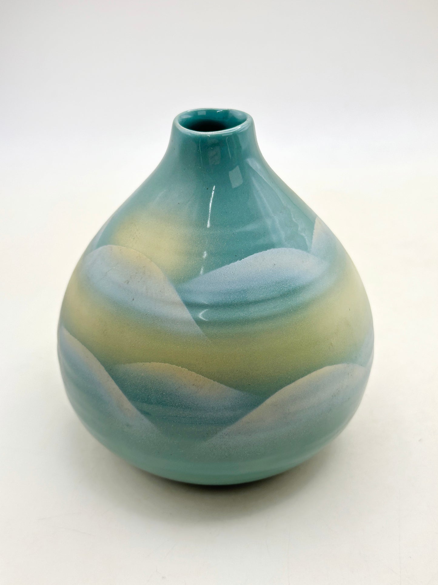 TB284 - Vintage Kutani-yaki Flower Vase 九谷焼