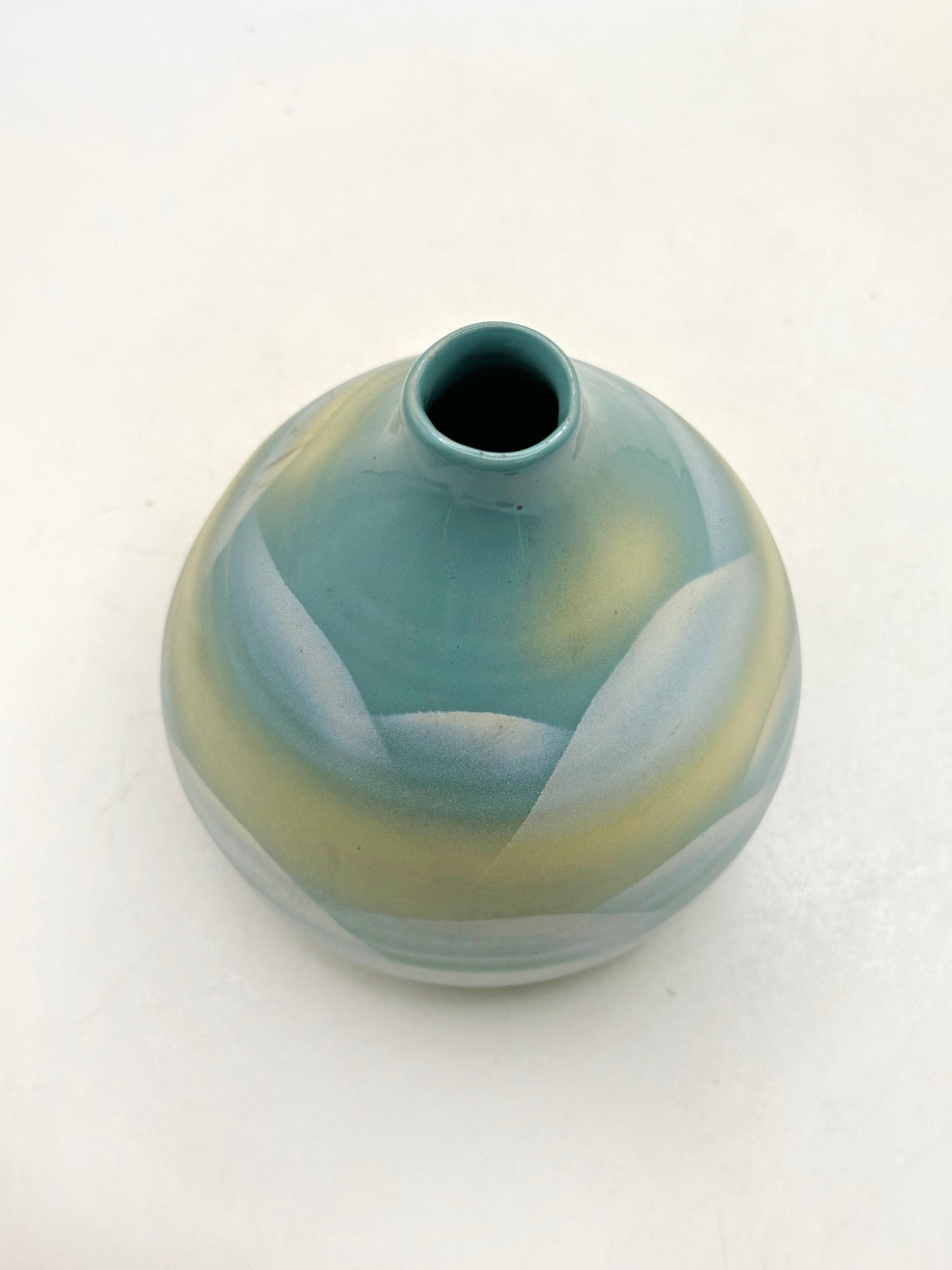 TB284 - Vintage Kutani-yaki Flower Vase 九谷焼
