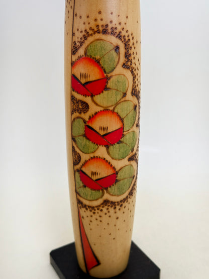 K30045 - Kokeshi sosaku par Kazuo Takamizawa 高見沢一夫
