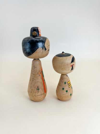 K10178 - Sōsaku Kokeshi set by Sasayama Masue 笹山益惠