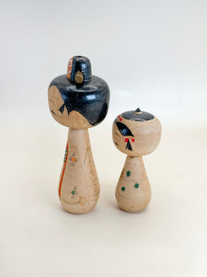 K10178 - Sōsaku Kokeshi set by Sasayama Masue 笹山益惠