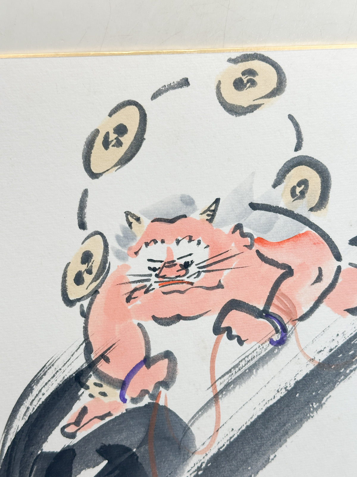 SHP394 - Original Shikishi Artwork Ōtsu-e 大津絵