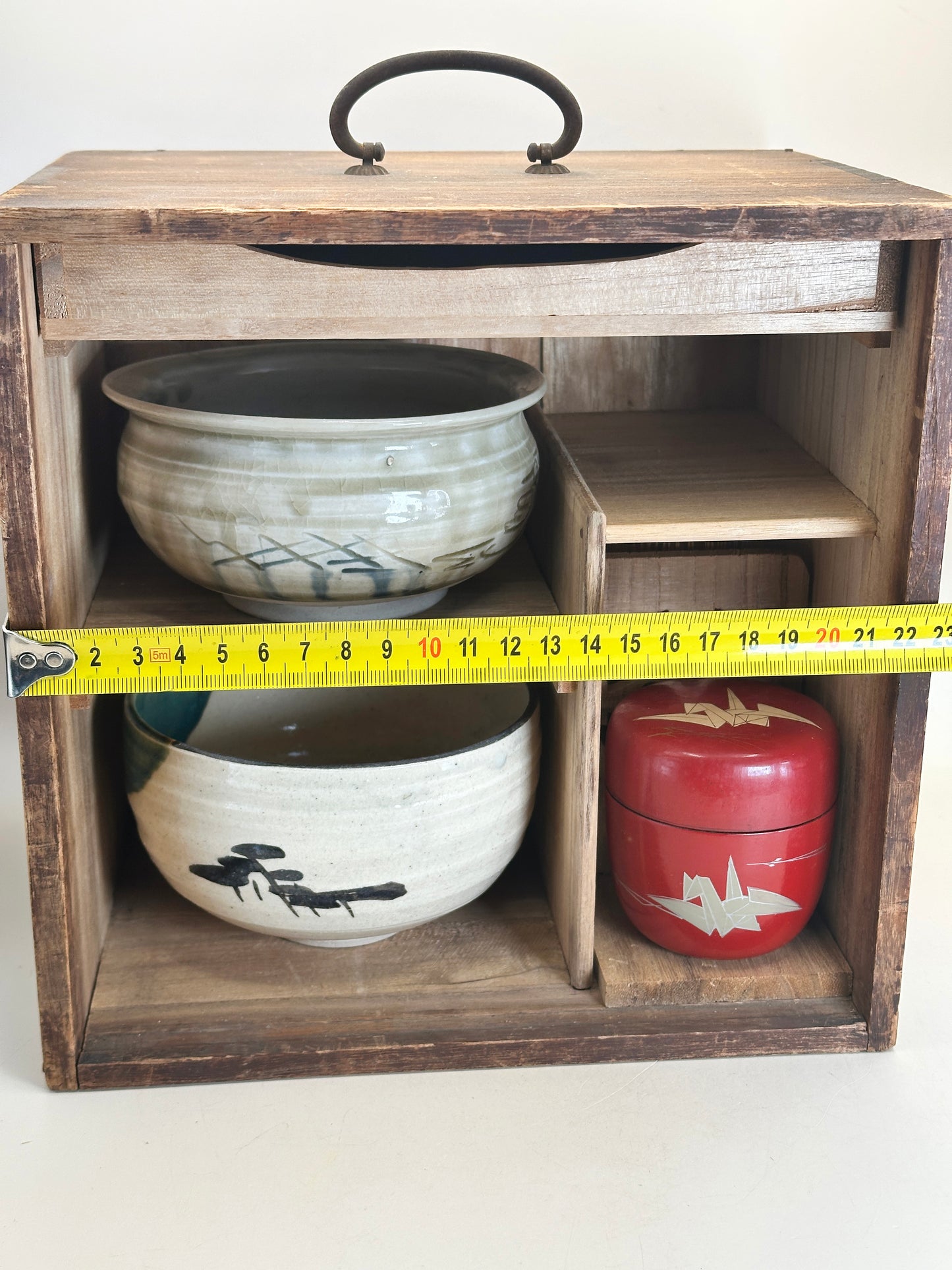 TC65 - Kit de cérémonie du thé Matcha japonais – 茶箱 (Chabako) Kit complet d'ustensiles de thé