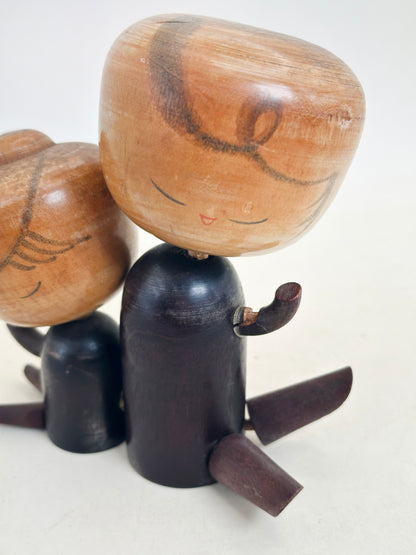 K15156 - Sōsaku Kokeshi par Tanaka Harumasa 田中治正