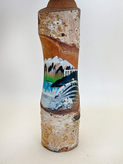 K25114 - Omiyage kokeshi of Shirakaba Lake 白樺湖