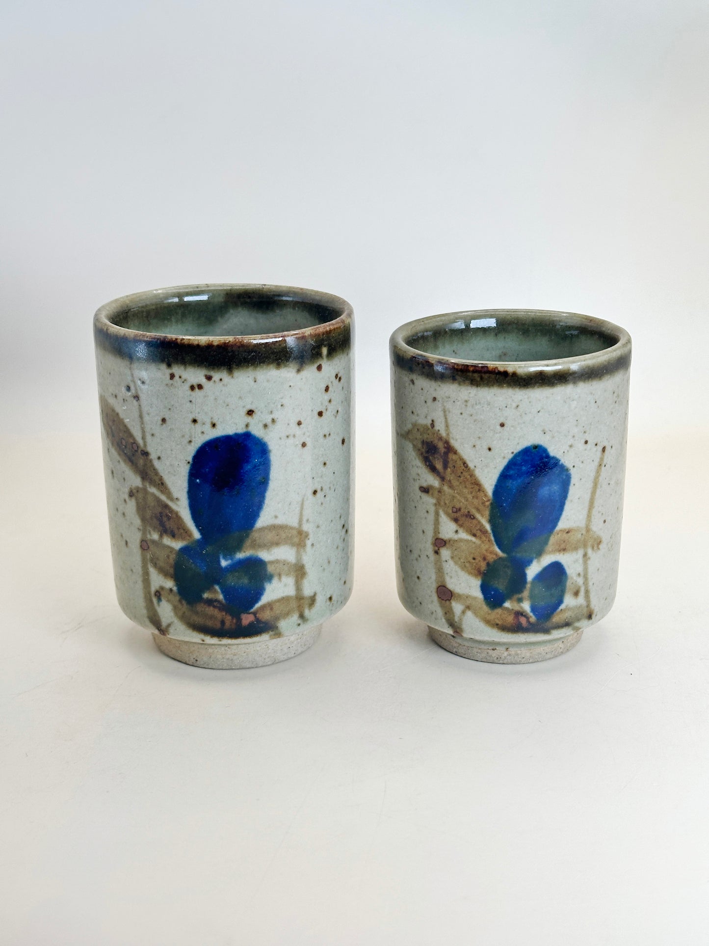 TB173 - Tasses Yunomi Mashiko-yaki 湯吞 益子焼