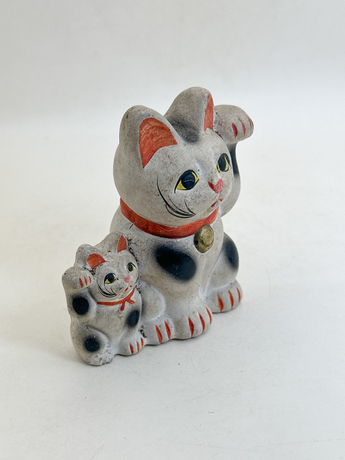 FT616 - Maneki Neko Tsuchi Ningyō  土人形