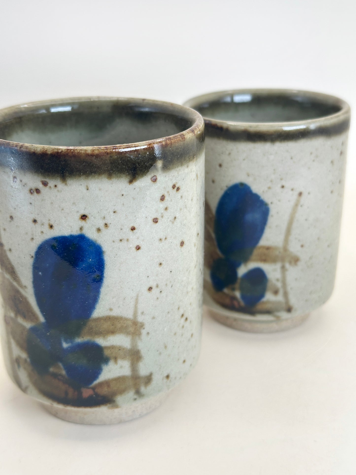 TB173 - Tasses Yunomi Mashiko-yaki 湯吞 益子焼
